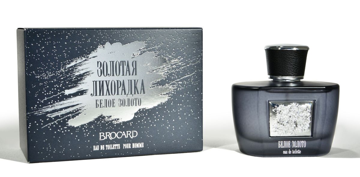 Brocard Золотая Лихорадка Белое золото Туалетная вода для мужчин, 100 мл395405 Brocard Золотая Лихорадка Белое золото Туалетная вода для мужчин, 100 мл395405Изысканный строгий древесно-пряный аромат.Верхние ноты: красный апельсин, грейпфрут, голубая мята. Сердце: корица, непальская роза, пачули. Базовые ноты: амбра,светлые породы деревьев, светлая кожа.