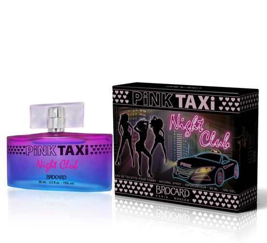 Brocard Pink Taxi Night Club Туалетная вода для женщин, 50 мл394474 Brocard Pink Taxi Night Club Туалетная вода для женщин, 50 мл394474Цветочно-фруктовый, романтичный, искрящийся, динамичный аромат. Верхние ноты: вишня, малина, мандарин. Ноты сердца: гардения, пастила,орхидея. Базовые ноты: ваниль, сандал, мускус, белая кожа, кора дуба.