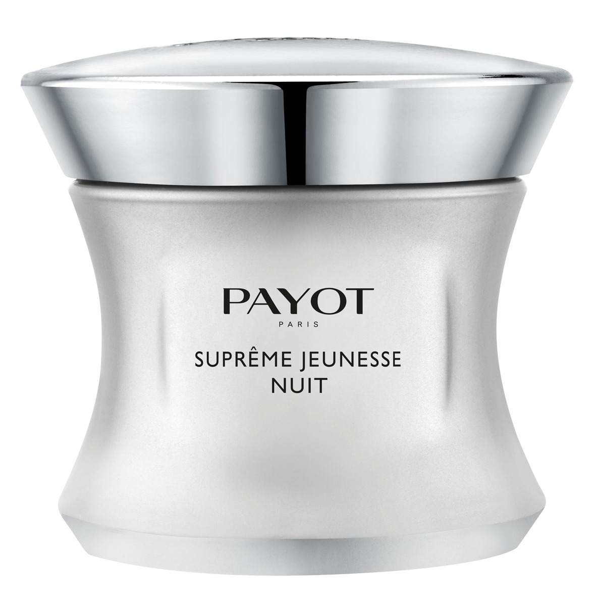 Payot Supreme Jeunesse Ночной крем с непревзойденным омолаживающим эффектом, 50 мл65100705 Payot Supreme Jeunesse Ночной крем с непревзойденным омолаживающим эффектом, 50 мл65100705В течение всей ночи, благодаря хронобиологическому высвобождению активных компонентов, помогает восстанавливать повреждения, полученные в течение дня. Борется с возрастными изменениями, сокращая и разглаживая морщины, моделируя овал лица, уменьшая проявления пигментации и возвращая коже сияние и комфорт.