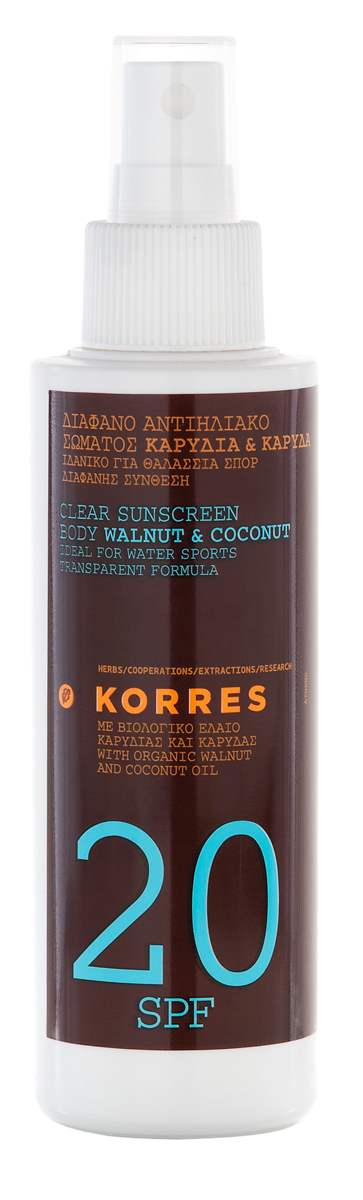 Korres Масло для загара для лица и тела, с грецким орехом и кокосом, spf 20, 150 мл5203069035708 Korres Масло для загара для лица и тела, с грецким орехом и кокосом, spf 20, 150 мл5203069035708Сухое масло обеспечивает идеально ровный и глубокий загар с длительным эффектом. Органическое масло грецкого ореха обеспечивает естественную защиту от солнца, в то время как органическое кокосовое масло сохраняет кожу мягкой и эластичной. Идеально для водных видов спорта. Не вызывает угревой сыпи. Мгновенно впитывается, придавая коже сияние. Отдушка без аллергенов. Водостойкое.