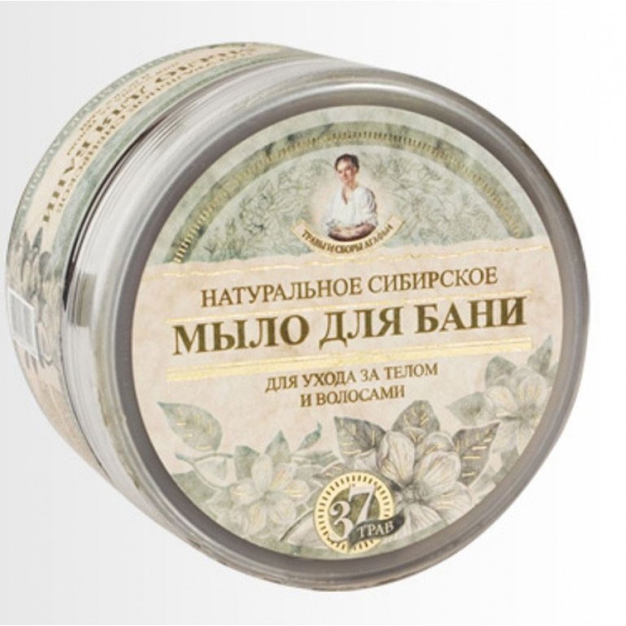 Травы и Сборы Агафьи. Мыло для бани Черное мыло Агафьи 500 мл071-16-5246 Травы и Сборы Агафьи. Мыло для бани Черное мыло Агафьи 500 мл071-16-5246Натуральное Сибирское мыло для бани - черное мыло для ухода за телом и волосами.Опираясь на многолетний опыт и традиции жителей Сибири, косметологи отобрали 37 самых целебных трав и более двух лет создавали формулу идеального ухода за всем телом. В состав черного мыла входит деготь и березовая чага, поэтому данный продукт необычного для мыла черного цвета. Его можно использовать и как шампунь, и как гель для душа.