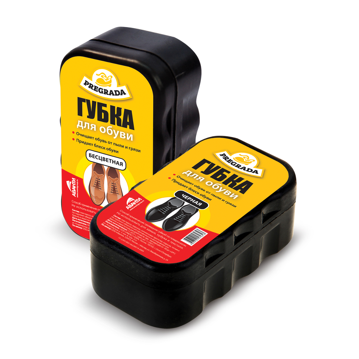 Губка для обуви Pregrada, цвет: бесцветныйHS.050008 Губка для обуви Pregrada, цвет: бесцветныйHS.050008Губка для чистки и полировки изделий из гладкой кожи. Мгновенно придает блеск. Бесцветная губка великолепно освежает цвет изделий благодаря интегрированным пигментам.