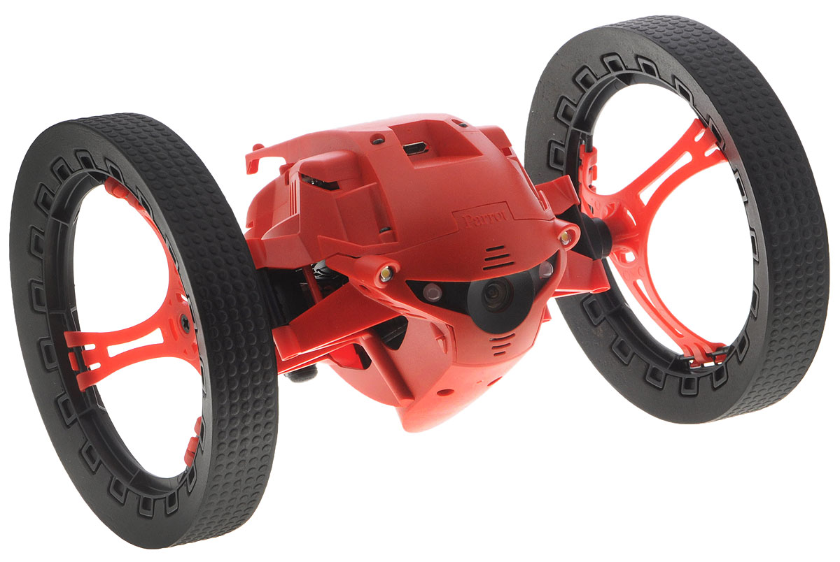 Parrot Вездеход на радиоуправлении Marshall Jumping Night DronePF724102 Parrot Вездеход на радиоуправлении Marshall Jumping Night DronePF724102Вездеход на радиоуправлении Parrot Marshall Jumping Night Drone оснащен крупными колесами с мягкими резиновыми накладками, которые обеспечивают превосходную проходимость этого игрового гаджета. Благодаря применению мощного электромотора и современной трансмиссии он может разгоняться до 7 км/ч, что сопоставимо со скоростью быстрой ходьбы человека. Даже ступеньки и крупные предметы не станут помехой для робота, поскольку он может подпрыгивать на высоту до 80 сантиметров. Управление устройством осуществляется с помощью приложения FreeFlight 3.0 на вашем смартфоне. Два мощных светодиода обеспечивают эффективную подсветку пространства перед девайсом, позволяя использовать его даже в полной темноте. Вездеход оснащен камерой, которая передает изображение на смартфон в режиме реального времени. Благодаря этому значительно облегчается управление роботом при отсутствии прямой видимости. Кроме того, пользователь может создавать оригинальные видео, чтобы...