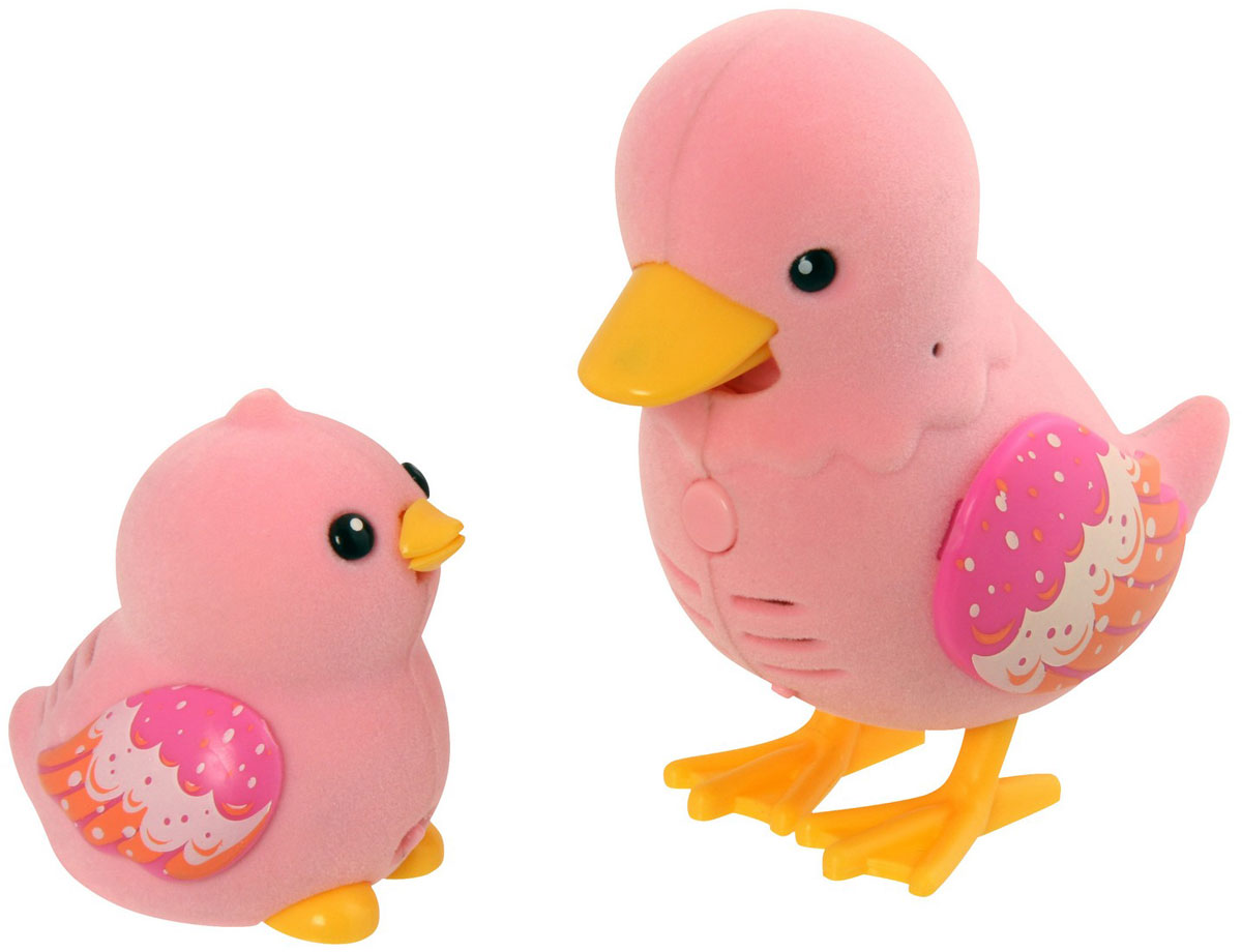 Moose Интерактивная игрушка Мама утка с утенком Waddle28202/ast28174(28200,28201,28202) Moose Интерактивная игрушка Мама утка с утенком Waddle28202/ast28174(28200,28201,28202)Интерактивная игрушка Moose Мама утка с утенком. Waddle без сомнения заинтригует детей, которые очень любят животных. Яркие уточки выполнены из высококачественных материалов и имеют приятное на ощупь флоковое покрытие. Их крылышки переливаются и блестят на солнце. На груди у уточки и утенка находятся управляющие кнопки, если на них нажать и удерживать, то они воспроизведут все, что услышат. Кроме того они уже знают несколько мелодий. Для того, чтобы они их исполнили достаточно погладить. Чем больше вы будете их гладить, тем больше он будут вам петь. Выключатели находятся на брюшках уточки и утенка. Для работы Вам потребуются 2 батарейки типа ААА (для мамы утки), а также 3 батарейки таблетки (Button Cell) (входят в комплект тестовые батарейки)