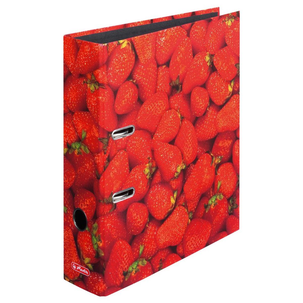 Herlitz Папка-регистратор MaX.file Клубника 1048512610485126 Herlitz Папка-регистратор MaX.file Клубника 1048512610485126Практичная папка-регистратор Herlitz maX.file Клубника предназначена для хранения больших объемов документов. Ее обложка выполнена из ламинированного картона. Папка оснащена прочным арочным механизмом улучшенного высокого качества с увеличенной прижимной силой. Основа папки изготовлена из прочного FSC-сертифицированного картона. Папка-регистратор значительно облегчает делопроизводство. Красочный дизайн позволит ей стать достойным аксессуаром среди ваших канцелярских принадлежностей и будет сохранять даже на полке летнюю клубничную атмосферу.