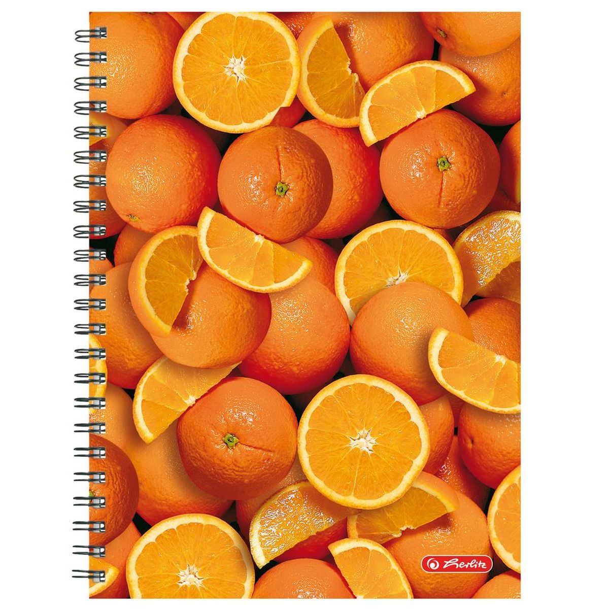 Herlitz Тетрадь Апельсины 70 листов в клетку формат А410887537 Herlitz Тетрадь Апельсины 70 листов в клетку формат А410887537Удобная тетрадь Herlitz Апельсины - незаменимый атрибут современного человека, необходимый для рабочих или школьных записей. Тетрадь содержит 70 листов формата А4 в клетку без полей со внутренней разделительной полосой. Обложка выполнена из качественного ламинированного картона с ярким фруктовым дизайном. Внутренний спиральный блок изготовлен из металла и гарантирует надежное крепление листов. Тетрадь для записей Herlitz Апельсины станет достойным аксессуаром среди ваших канцелярских принадлежностей. Это отличный подарок как коллеге или деловому партнеру, так и близким людям.