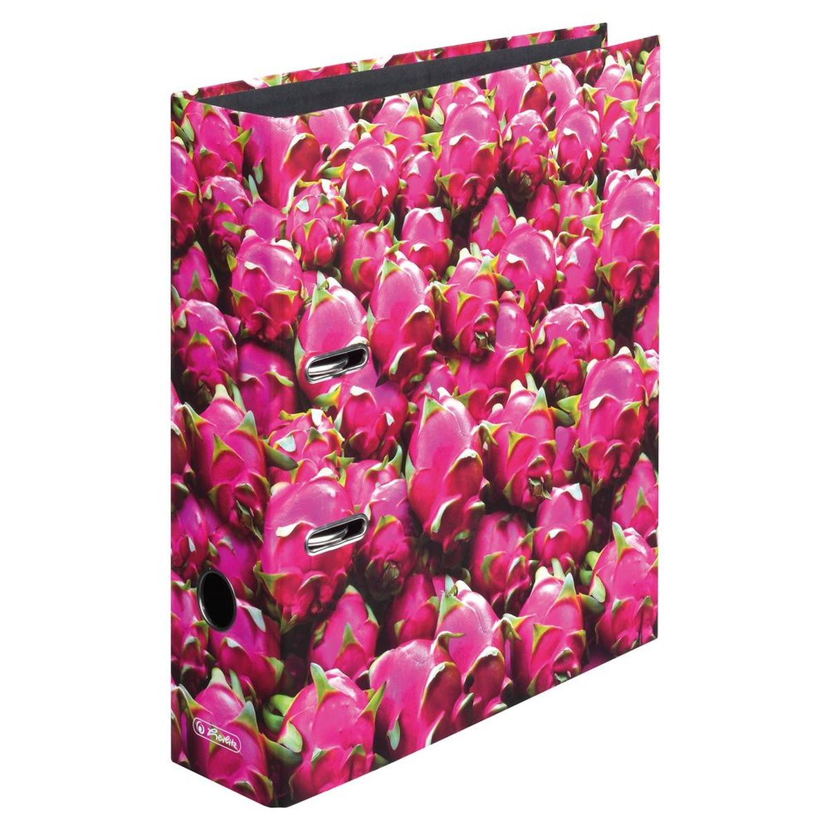 Herlitz Папка-регистратор MaX.file Dragon Fruit11080678 Herlitz Папка-регистратор MaX.file Dragon Fruit11080678Практичная папка-регистратор Herlitz maX.file Dragon Fruit предназначена для хранения больших объемов документов. Ее обложка выполнена из ламинированного картона. Папка оснащена прочным арочным механизмом улучшенного высокого качества с увеличенной прижимной силой. Основа папки изготовлена из прочного FSC- сертифицированного картона. Папка-регистратор значительно облегчает делопроизводство. Красочный дизайн позволит ей стать достойным аксессуаром среди ваших канцелярских принадлежностей и будет сохранять даже на полке летнюю атмосферу.