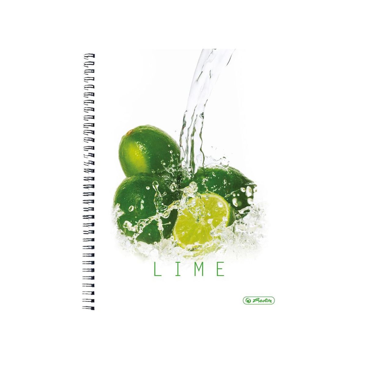 Herlitz Блокнот Fresh Fruit Лайм 80 листов в клетку формат А411291697 Herlitz Блокнот Fresh Fruit Лайм 80 листов в клетку формат А411291697Удобный блокнот Herlitz Fresh Fruit Лайм - незаменимый атрибут современного человека, необходимый для рабочих или школьных записей. Блокнот содержит 70 листов формата А4 в клетку с внутренней разделительной полосой. Обложка выполнена из качественного ламинированного картона с фруктовым дизайном. Внутренний спиральный блок изготовлен из металла и гарантирует надежное крепление листов. Блокнот для записей от Herlitz Fresh Fruit Лайм станет достойным аксессуаром среди ваших канцелярских принадлежностей. Это отличный подарок как коллеге или деловому партнеру, так и близким людям.