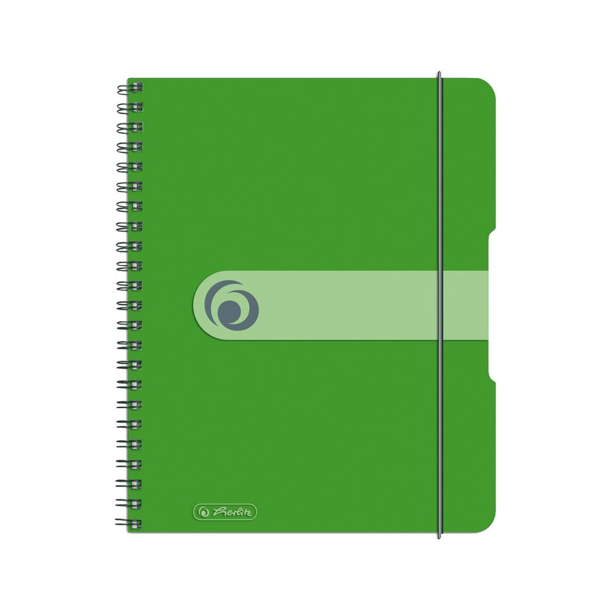Herlitz Блокнот Easy Orga To Go 80 листов в клетку формат А5 цвет зеленый11293784 Herlitz Блокнот Easy Orga To Go 80 листов в клетку формат А5 цвет зеленый11293784Удобный блокнот Herlitz Easy Orga To Go - незаменимый атрибут современного человека, необходимый для рабочих или школьных записей. Блокнот содержит 80 листов формата А5 в клетку без полей. Обложка выполнена из качественного полипропилена. Внутренний спиральный блок изготовлен из металла и гарантирует надежное крепление листов. Блокнот имеет закругленные углы и нежный дизайн бордового цвета. Блокнот для записей Herlitz Easy Orga To Go станет достойным аксессуаром среди ваших канцелярских принадлежностей. Это отличный подарок как коллеге или деловому партнеру, так и близким людям.