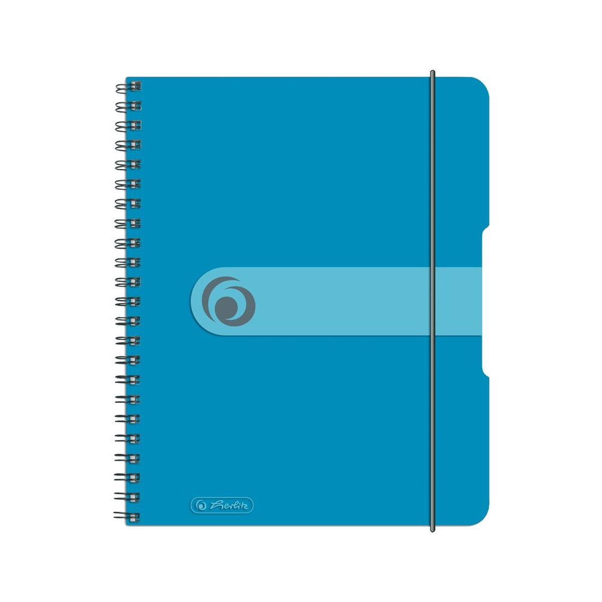 Herlitz Блокнот Easy Orga To Go 80 листов в клетку формат А5 цвет голубой11293800 Herlitz Блокнот Easy Orga To Go 80 листов в клетку формат А5 цвет голубой11293800Удобный блокнот от Herlitz Easy Orga To Go - незаменимый атрибут современного человека, необходимый для рабочих или школьных записей. Блокнот содержит 80 листов формата А5 в клетку без полей. Обложка выполнена из качественного полипропилена. Внутренний спиральный блок изготовлен из металла и гарантирует надежное крепление листов. Блокнот имеет закругленные углы и нежный дизайн бордового цвета. Блокнот для записей от Herlitz Easy Orga To Go станет достойным аксессуаром среди ваших канцелярских принадлежностей. Это отличный подарок как коллеге или деловому партнеру, так и близким людям.