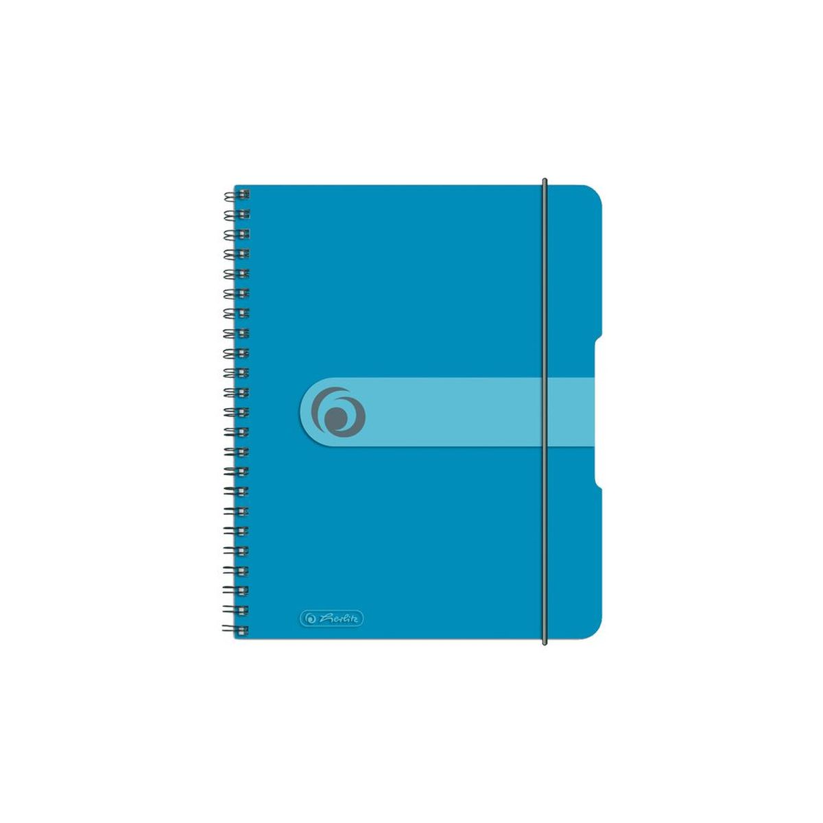 Herlitz Блокнот Easy Orga To Go 100 листов в клетку формат А6 цвет голубой11294451 Herlitz Блокнот Easy Orga To Go 100 листов в клетку формат А6 цвет голубой11294451Удобный блокнот Herlitz Easy Orga To Go - незаменимый атрибут современного человека, необходимый для рабочих или школьных записей как в офисе, так и дома. Блокнот содержит 100 листов формата А6 в клетку без полей. Обложка выполнена из качественного полипропилена. Внутренний блок из спирали изготовлен из металла и гарантирует полное отсутствие потери листов. Блокнот имеет закругленные углы и нежный дизайн синего цвета. Блокнот для записей Herlitz Easy Orga To Go станет достойным аксессуаром среди ваших канцелярских принадлежностей. Это отличный подарок как коллеге или деловому партнеру, так и близким людям.