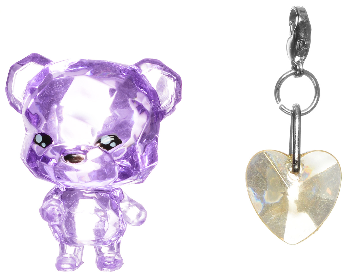 Crystal Surprise Фигурка Медвежонок Sparkles цвет фиолетовый45704_фиолетовый Crystal Surprise Фигурка Медвежонок Sparkles цвет фиолетовый45704_фиолетовыйСамые искристые, самые сияющие малютки-зверюшки собрались здесь, чтобы принести вам удачу! Когда на небе встает солнце вдогонку тающей луне, появляются зверьки Crystal Surprise. Возьмите их в руку - и почувствуете, как они приносят удачу. У каждого зверька Crystal Surprise есть свое предназначение, каждый из них станет вашим талисманом. Носите, дарите их. Соберите их всех, чтобы умножить их магические способности! Предназначение фигурки Crystal Surprise Медвежонок Sparkles - придавать уверенность. Вы просто восхитительны! И вы, и медвежонок - вы сияете, как яркие мерцающие звезды. Возьмите его с собой! С медвежонком вы всегда будете чувствовать себя уверенно! В набор также входит подвеска на удачу!