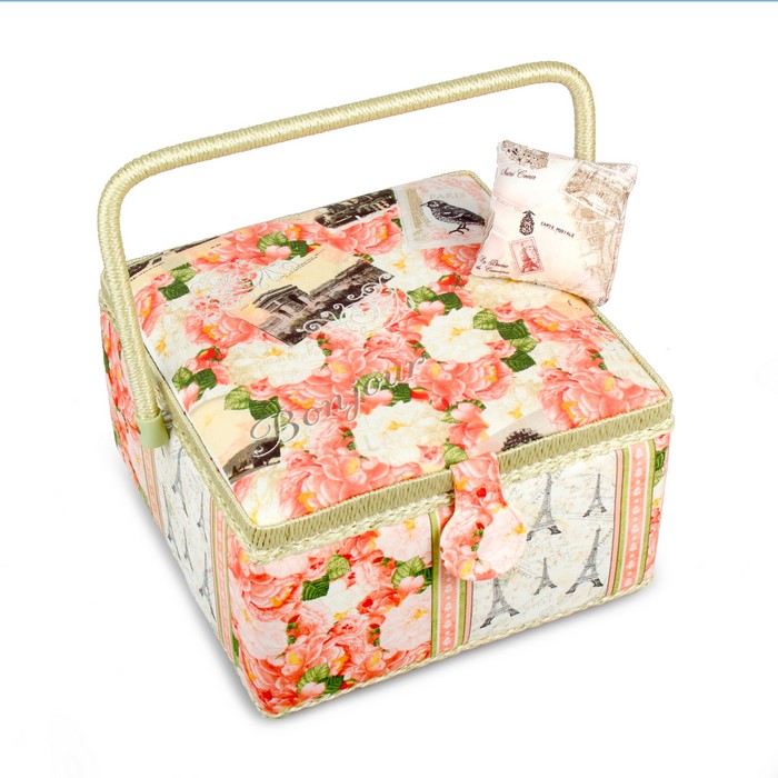 Шкатулка для рукоделия RTO, с декором. 3777-RT-37D3777-RT-37D Шкатулка для рукоделия RTO, с декором. 3777-RT-37D3777-RT-37DДеревянный каркас (сосна), пластиковые элементы, пластиковый поддон и игольница внутри, обтянута хлопковой тканью
