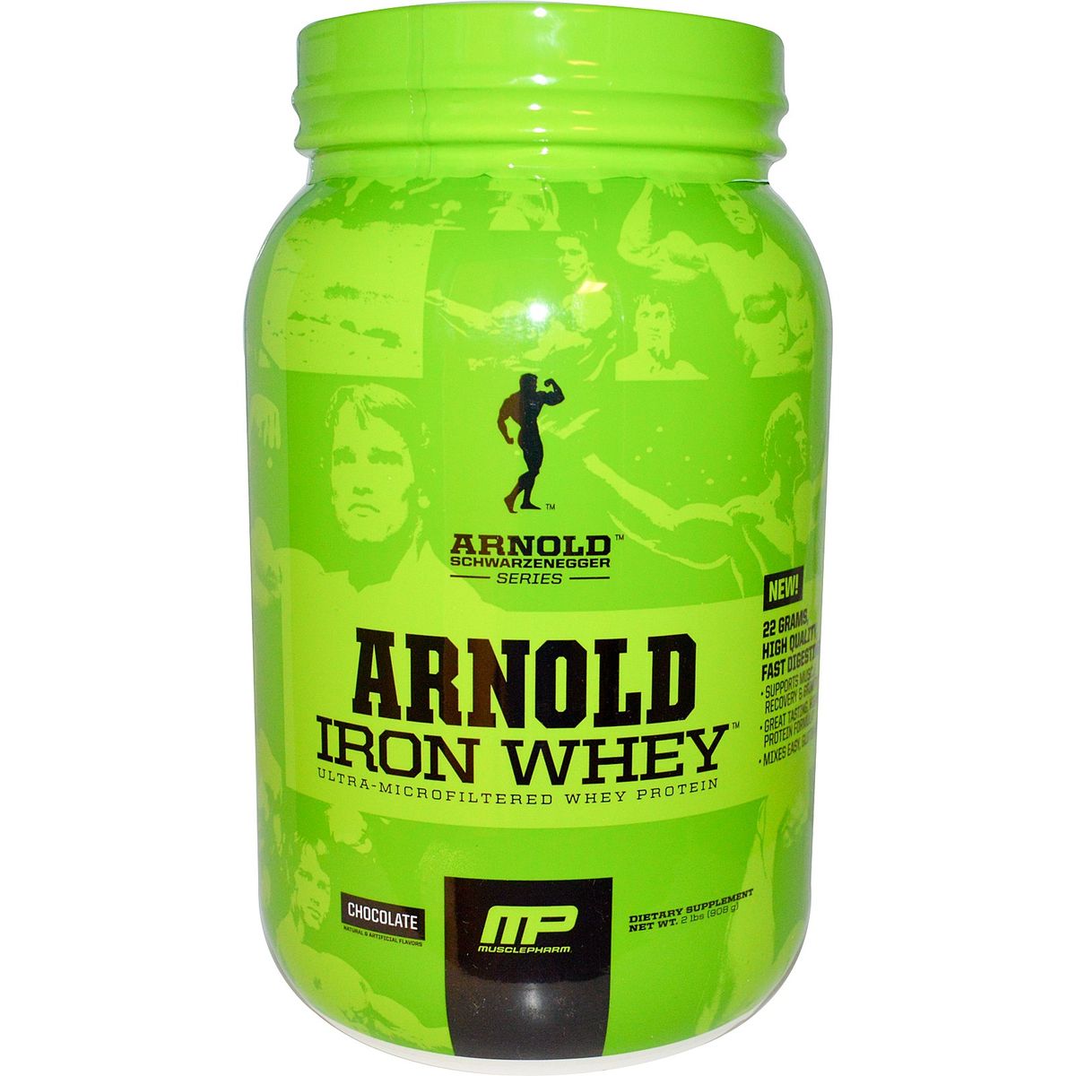 Протеин MusclePharm Arnold Iron Whey Шоколад, 908 г0696859258572 Протеин MusclePharm Arnold Iron Whey Шоколад, 908 г069685925857222 ГРАММА СЫВОРОТОЧНОГО БЕЛКА НАИВЫСШЕГО КАЧЕСТВА* ИМЕЕТ ОТЛИЧНЫЙ ВКУС, ЛЕГКО СМЕШИВАЕТСЯ И УСВАИВАЕТСЯ!* Белок – одно из самых важных для организма питательных веществ, состоящих из аминокислот. Во время занятий спортом телу необходимо дополнительное количество аминокислот – намного больше, чем при отсутствии физической активности. Именно поэтому спортсменам необходимы особые добавки диетического белка. ПРОТЕИН ARNOLD IRON WHEY™ Первоклассная добавка с высоким содержанием аминокислот, которые ежедневно необходимы организму. Независимо от возраста или уровня физической активности, сывороточный белок является ключевым компонентом любой диеты, поскольку действует в качестве катализатора мышечного роста и синтеза белка. Воспользуйтесь более совершенным, очищенным протеином, который поможет достичь максимальных результатов во время тренировок, а также сократить период восстановления. ОПЫТНЫЕ ДОКТОРА. РЕАЛЬНЫЕ ИССЛЕДОВАНИЯ. ОШЕЛОМИТЕЛЬНЫЕ ИННОВАЦИИ.* Когда ученые мирового...