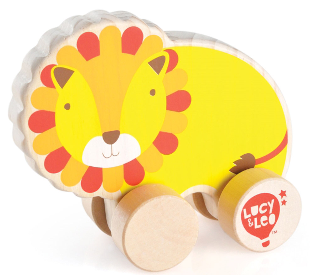 Lucy&Leo Игрушка-каталка ЛевLL119 Lucy&Leo Игрушка-каталка ЛевLL119Яркая игрушка Лев изготовлена из экологически чистой древесины. Каталки – просто незаменимые игрушки для малышей. Развивает координацию движений, побуждает малыша к действию.Особенности: яркое оформление игрушки тренирует цветовое восприятие и привлекает внимание малыша; вращающиеся колесики легко скользят по гладкой поверхности.