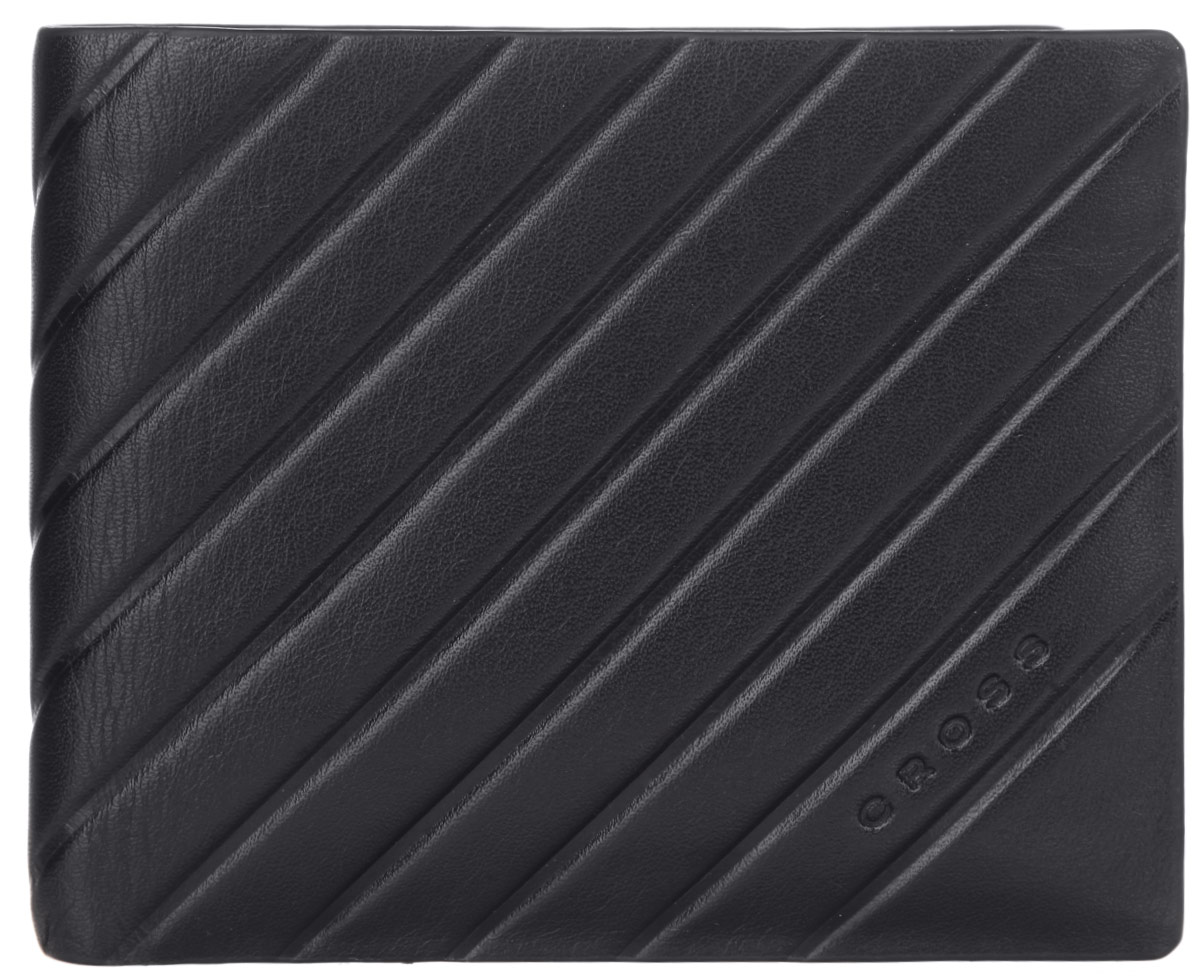 Кошелек мужской Cross, цвет: черный. AC178364-1AC178364-1 Кошелек мужской Cross, цвет: черный. AC178364-1AC178364-1Стильный мужской кошелек Cross изготовлен из натуральной кожи и оформлен декоративным тиснением с символикой бренда. Изделие раскладывается пополам. Внутри расположены три прорезных потайных кармана, два отделения для купюр, восемь карманов для кредитных карт. Кошелек оснащен съемным блоком, который содержит два кармашка с сетчатыми вставками. Изделие поставляется в фирменной упаковке. Практичный кошелек непременно подойдет к вашему образу, а также порадует простотой, стилем и функциональностью.