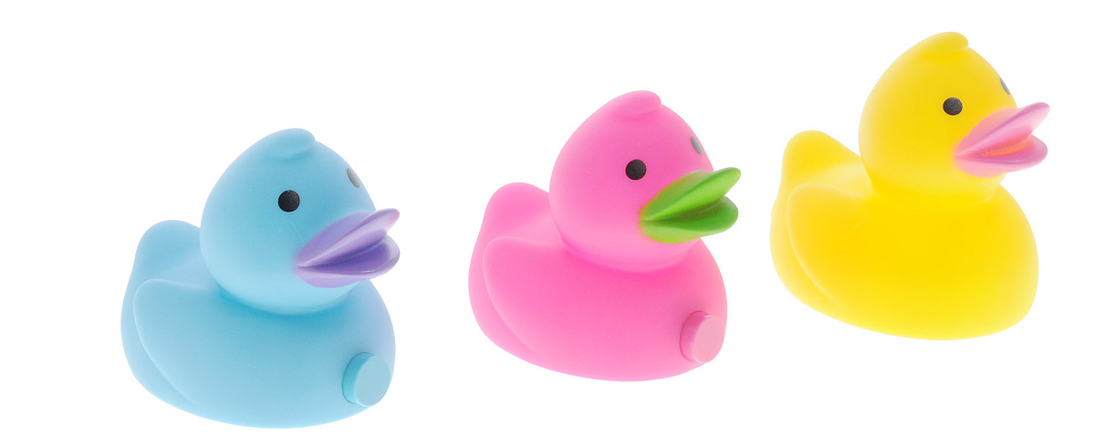 Alex Toys Набор игрушек для ванной Уточки 3 шт823D Alex Toys Набор игрушек для ванной Уточки 3 шт823DС набором игрушек для ванной Alex Toys Уточки принимать водные процедуры станет еще веселее и приятнее. Набор состоит из трех разноцветных уточек. Их размер удобен для маленьких детских ручек. Внутри уточек - магнит, поэтому они могут прицепляться друг к другу и плавать вместе, как на буксире. Набор доставит ребенку большое удовольствие и поможет преодолеть страх перед купанием. Игрушки для ванной способствуют развитию воображения, цветового восприятия, тактильных ощущений и мелкой моторики рук.