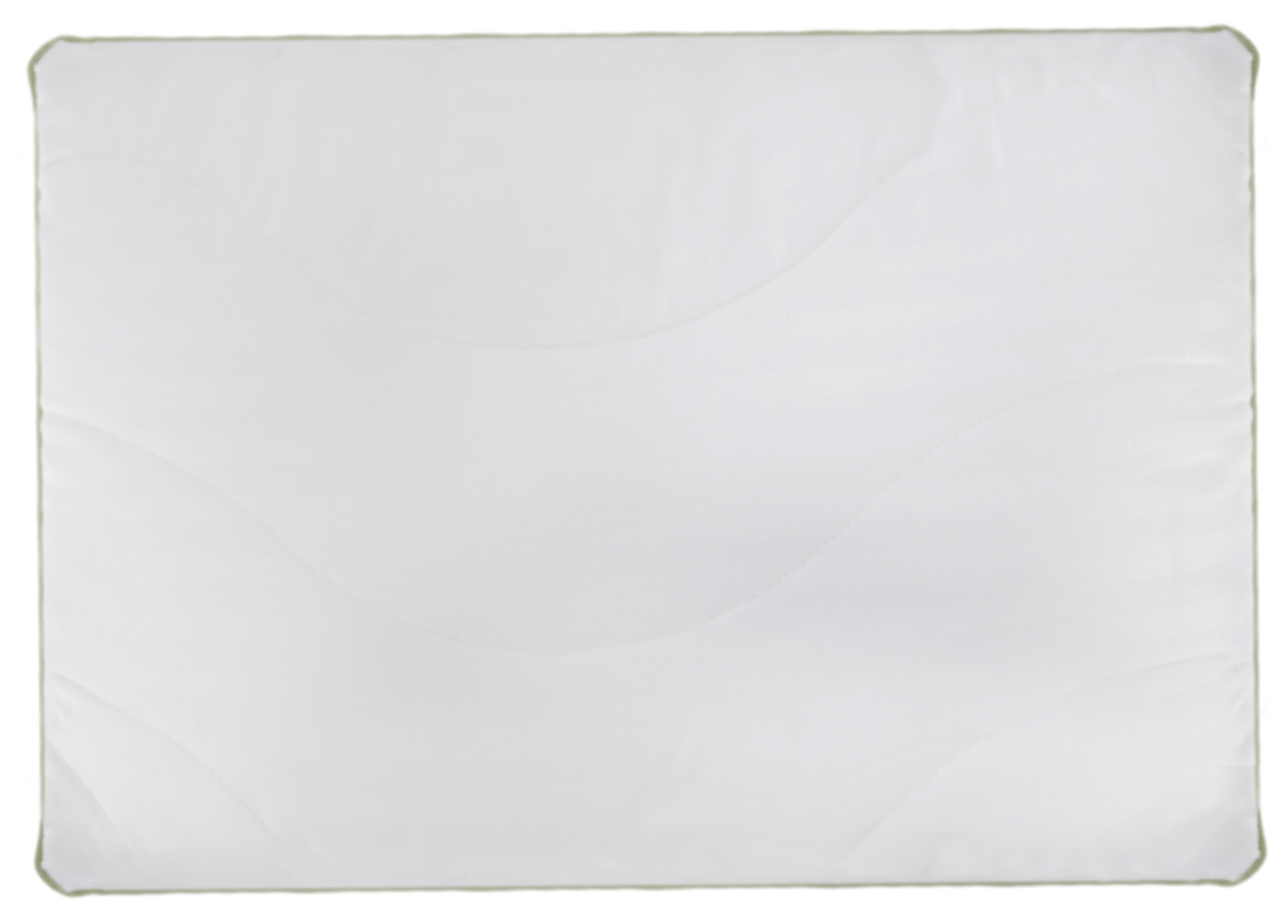 Подушка Легкие сны Бамбоо, наполнитель: бамбуковое волокно, 38 x 60 см46(40)03-БВ Подушка Легкие сны Бамбоо, наполнитель: бамбуковое волокно, 38 x 60 см46(40)03-БВПодушка Легкие сны Бамбоо поможет расслабиться, снимет усталость и подарит вам спокойный и здоровый сон. Волокно бамбука - это натуральный материал, добываемый из стеблей растения. Он обладает способностью быстро впитывать и испарять влагу, а также антибактериальными свойствами, что препятствует появлению пылевых клещей и болезнетворных бактерий. Изделия с наполнителем из бамбука легко пропускают воздух. Они отличаются превосходными дезодорирующими свойствами, мягкие, легкие, простые в уходе, гипоаллергенные и подходят абсолютно всем. Чехол изделия выполнен из сатина (100% хлопка) белого цвета с тиснением в виде полос, по краю подушка отделана атласным кантом травяного цвета. Подушку можно стирать в стиральной машине. Степень поддержки: средняя.