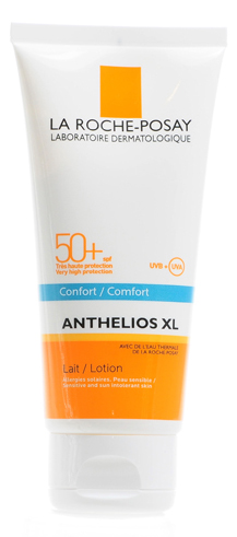 La Roche Posay Молочко солнцезащитное Антгелиос XL SPF50+ 100 млM4647101 La Roche Posay Молочко солнцезащитное Антгелиос XL SPF50+ 100 млM4647101Солнцезащитное средство для лица и тела. Очень высокая степень защиты SPF 50+ (PPD 34). Кожа защищена от солнечных ожогов, специфической реакции на солнце и повреждений на клеточном уровне, вызываемых вредным воздействием UV лучей. Высокая степень защиты в условиях интенсивной солнечной активности и при повышенной фоточувствительности, вызванной приемом лекарств.