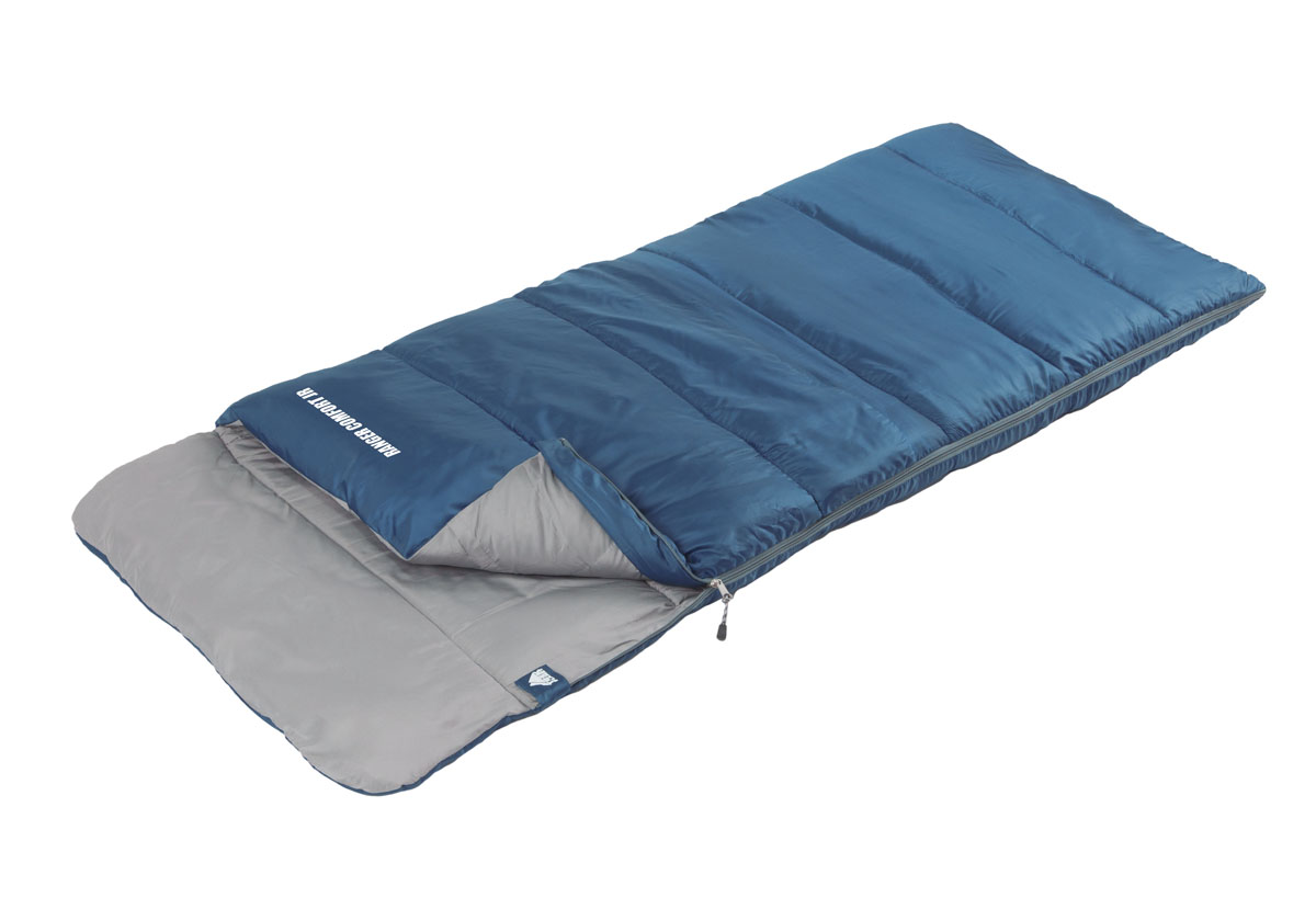 Спальный мешок Trek Planet Ranger Comfort Jr, цвет: синий, левосторонняя молния70314-L Спальный мешок Trek Planet Ranger Comfort Jr, цвет: синий, левосторонняя молния70314-LКомфортный, легкий и очень удобный в использовании спальник-одеяло с подголовником, для детей и подростков Trek Planet Ranger Comfort Jr предназначен для походов преимущественно в летний период. Этот спальник пригодится вам такеж во время поездки на пикник, на дачу, или во время туристического похода. ОСОБЕННОСТИ СПАЛЬНИКА: - Удобный плоский капюшон, - Молния имеет два замка с обеих сторон - Термоклапан вдоль молнии, - Молния с левой стороны, - Внутренний карман, - Небольшой вес, - К спальнику прилагается чехол для удобного хранения и переноски. ХАРАКТЕРИСТИКИ: Цвет: синий t° комфорт: 14°C t° лимит комфорт: 9°C t° экстрим: 0°C. Внешний материал: 100% полиэстер Внутренний материал: 100% полиэстер Утеплитель: Hollow Fiber 1x200 г/м2. Размер: (160+25) см х 70 см. Размер в чехле: 17 см х 17 см х 32 см. Вес: 0,8 кг. Производитель: Китай. Артикул: 70314-L.