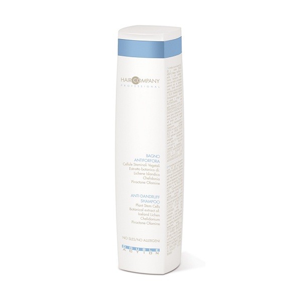 Hair Company Специальный шампунь против перхоти Double Action Anti-Age 250 мл252625/LB11648 RUS Hair Company Специальный шампунь против перхоти Double Action Anti-Age 250 мл252625/LB11648 RUSСпециальный шампунь против перхоти Hair Company Double Action Anti-Dandruff Shampoo нежно моет волосы, очищает кожу и восстанавливает ее рН баланс. Шампунь, обогащенный стволовыми клетками подсолнечника и противомикробным комплексом. Способствует удалению перхоти, и предотвращают ее образование, усиливает тонус и повышает эластичность кожи. Оказывает противогрибковое, успокаивающее действие на чувствительную и нежную кожу, регулирует работу сальных желёз.