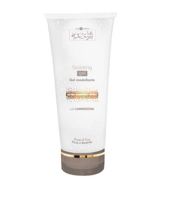 Hair Company Моделирующий и фиксирующий гель Professional Inimitable Style Sculpting Gel 250 мл254735/LB12173 RUS Hair Company Моделирующий и фиксирующий гель Professional Inimitable Style Sculpting Gel 250 мл254735/LB12173 RUSНевероятно долгая фиксация прически. Содержит LUMINESCINE - отражает свет, придает волосам естественный блеск и жизненную силу. Специальная формула продукта защищает волосы от вредного воздействия окружающей среды: солнца, влаги, ветра.