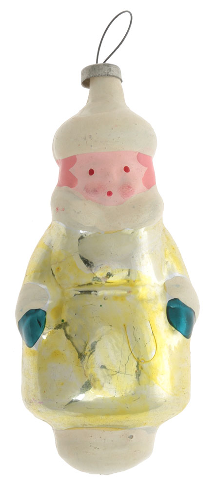 Елочная игрушка Девочка в желтой шубке. Стекло, роспись. СССР, 1950-е годыnikch30 Елочная игрушка Девочка в желтой шубке. Стекло, роспись. СССР, 1950-е годыnikch30Елочная игрушка Девочка в желтой шубке. Стекло, роспись. СССР, 1950-е годы. Высота 9 см. Сохранность хорошая.