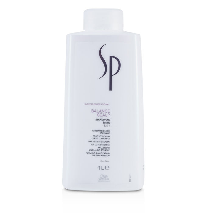 Wella SP Шампунь для чувствительной кожи головы Balance Scalp Shampoo, 1000 мл112431 Wella SP Шампунь для чувствительной кожи головы Balance Scalp Shampoo, 1000 мл112431Чувствительная кожа головы часто страдает от раздражения и зуда. Мягкий и деликатный шампуньWella SP Balance Scalp Shampoo - очищает кожу головы и снимает воспалительные процессы. Также средство регулирует гидробаланс, способствуя оптимальному питанию и увлажнению волос. Специалисты Wella добавили в состав средства пантенол, который поддерживает необходимый уровень увлажненности.