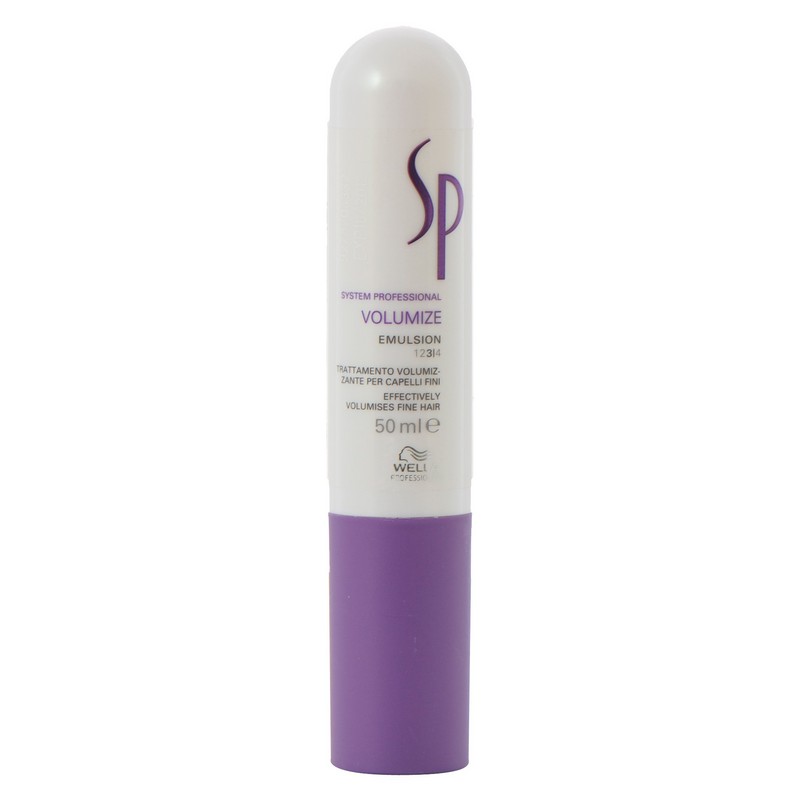 Wella SP Эмульсия для придания объема Volumize Emulsion, 50 мл81153752 Wella SP Эмульсия для придания объема Volumize Emulsion, 50 мл81153752Эмульсия для придания объема Wella SP Volumize Emulsion предназначена специально для поврежденных волос. Средство эффективно восстанавливает структуру волос, придает им силу и эластичность и защищает волосы от негативного воздействия внешней среды. Volumize Emulsion придает волосам объем и пышность, не перегружая их.
