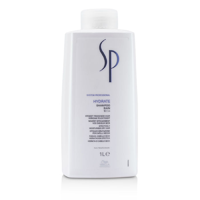 Wella SP Увлажняющий шампунь Hydrate Shampoo, 1000 мл81223276 Wella SP Увлажняющий шампунь Hydrate Shampoo, 1000 мл81223276Увлажняющий шампунь Wella SP Hydrate Shampoo предназначен для деликатного ухода за нормальными и сухими волосами. Средство глубоко питает и насыщает волосы влагой, благодаря этому волосы меньше спутываются и лучше расчесываются. Увлажняющий шампунь от Велла подходит для ежедневного применения.