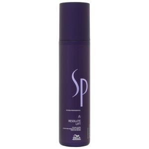 Wella SP Лосьон для стайлинга Styling Resolute Lift, 250 мл81284219 Wella SP Лосьон для стайлинга Styling Resolute Lift, 250 мл81284219Лосьон для формы и фиксации Resolute Lift создает оптимальную основу прически для создания формы и укладки феном. Лосьон для стайлинга обеспечивает волосам фиксацию и блеск, благодаря технологии SP Polishing Technology. Средство надежно защищает волосы от негативного воздействия УФ-лучей и от влияния горячего воздуха фена. Специальные масла и иные ингредиенты выравнивают поверхность каждого волоса. Лосьон, это лучшая основа для укладки волос феном. Он заметно улучшает способность волос отражать свет, придает им форму и невероятный блеск.