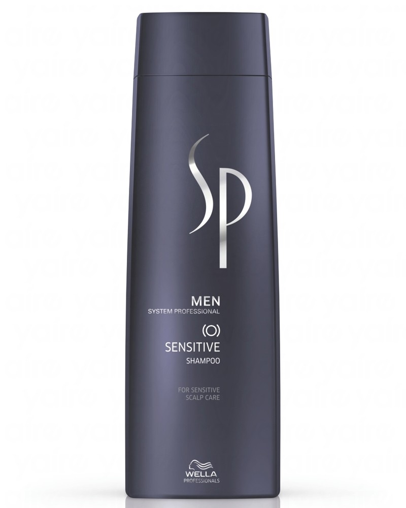 Wella SP Шампунь для чувствительной кожи головы Men Sensitive Shampoo, 250 мл81311342 Wella SP Шампунь для чувствительной кожи головы Men Sensitive Shampoo, 250 мл81311342Шампунь для чувствительной кожи головы Sensitive Shampoo бережно очищает кожу головы, восстанавливая естественный кислотно-щелочной баланс. Также средство следит за уровнем увлажненности кожи, смягчает ее и снимает воспаления. Мягкий шампунь подходит для ежедневного использования для кожи головы любого типа, особенно чувствительной. DL-валин успокаивает кожу головы, снимает воспаление, витамины В5, А, Е, F укрепляют волосы, бисаболол уменьшает шелушение и стянутость кожи головы.