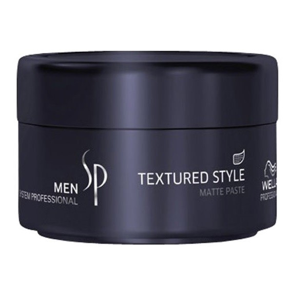 Wella SP Паста для укладки с матовым эффектом Men Textured Style, 75 мл81387544 Wella SP Паста для укладки с матовым эффектом Men Textured Style, 75 мл81387544Паста для укладки с матовым эффектом Textured Style проста в использовании, а ее действие продлится на весь день. Паста наносится на сухие волосы, очень экономична, поскольку имеет густую консистенцию, обеспечивает качественный уход за волосами и устойчивый стайлинг для мужчин. Придает волосам гибкость, матовый эффект, пластичность, прекрасно моделирует волосы, помогая создавать любой стиль укладки. Паста для укладки с матовым эффектом Textured Style быстро высыхает на волосах и особенно подходит для тонких волос.