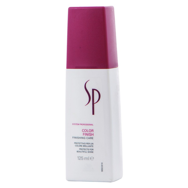 Wella SP Флюид для окрашенных волос Color Finish, 125 мл86121 Wella SP Флюид для окрашенных волос Color Finish, 125 мл86121ФлюидWella SP Color Finish предназначен для глубокого ухода за окрашенными волосами. Средство сохраняет интенсивность цвета и усиливает сияние волос, а также делает их гладкими и эластичными. Флюид от Велла предназначен для нормального типа волос.