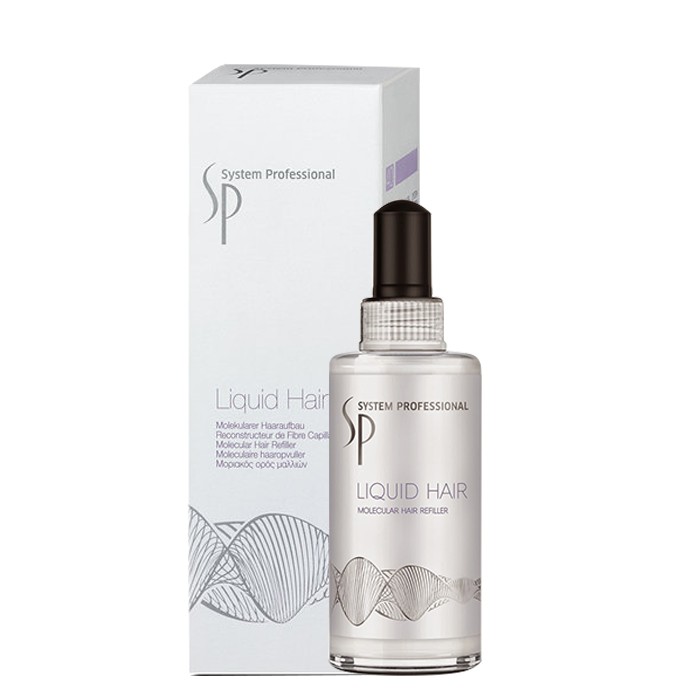 Wella SP Молекулярный рефиллер Repair Liquid Hair, 100 мл81475826/1703 Wella SP Молекулярный рефиллер Repair Liquid Hair, 100 мл81475826/1703Молекулярный рефиллер Wella SP Liquid Hair – это уникальная разработка бренда Wella, направленная на мгновенное и длительное улучшение качества локонов. Благодаря специальному сочетанию компонентов продукт воздействует на все слои волос, обеспечивая им блеск и гладкость снаружи, плотность и эластичность – изнутри. Формула рефиллера Wella SP Liquid Hair обогащена гидролизатом кератина, мельчайшие молекулы которого встраиваются в структуру волос, компенсируя поврежденные участки. Действие кератина усиливается аланином и гистидином – аминокислотами, способствующими естественному восстановлению тканей, укреплению локонов и их глубокому увлажнению. Эффект от ухаживающей процедуры с рефиллером Wella SP Liquid Hair сохраняется до 2-х недель, в зависимости от частоты мыться волос. На протяжении этого времени локоны имеют превосходный внешний вид, насыщенный глянцевый блеск, прекрасно расчесываются.