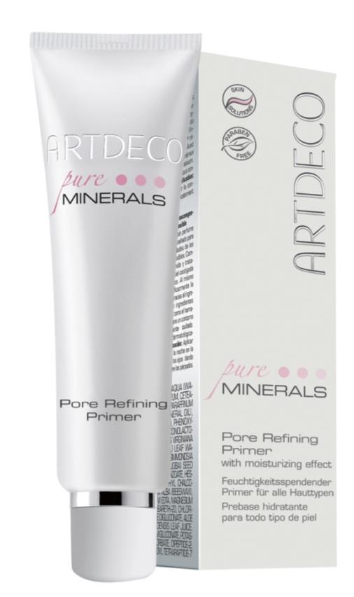 Artdeco Праймер для лица визуально уменьшающий поры увлажняющий Pore Refining Primer 25 мл67416 Artdeco Праймер для лица визуально уменьшающий поры увлажняющий Pore Refining Primer 25 мл67416Праймер для лица визуально уменьшающий поры Pore Refining Primer дополнительно увлажняет кожу благодаря инновационному комплексу HydromanilTM. •Нежная текстура, наполненная минералами, подчеркивает свежий вид •Визуально уменьшает расширенные поры и мелкие морщинки •Текстура с легким тоном подстраивается под любой тон лица и становится незаметной на коже •Праймер можно использовать как базу для макияжа, так и самостоятельно •Матирующий эффект •Без масел •Подходит для всех типов кожи