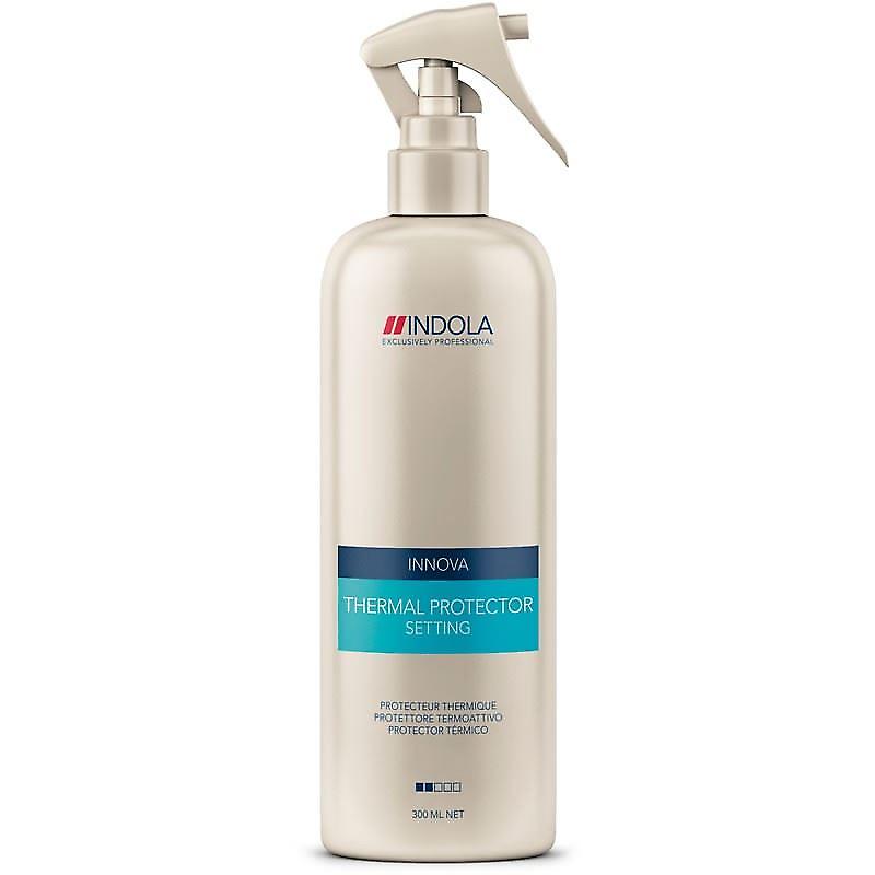 Indola Защитный термоспрей Setting Thermal Protector 300 мл1809056 Indola Защитный термоспрей Setting Thermal Protector 300 мл1809056Indola Защитный термоспрей. Содержит экстракты шелка и пшеницы, увлажняет и укрепляет структуру волос, делая акценты на поврежденные участки. Волосы становятся блестящими и гладкими, как шелк. Обеспечивает термозащиту.