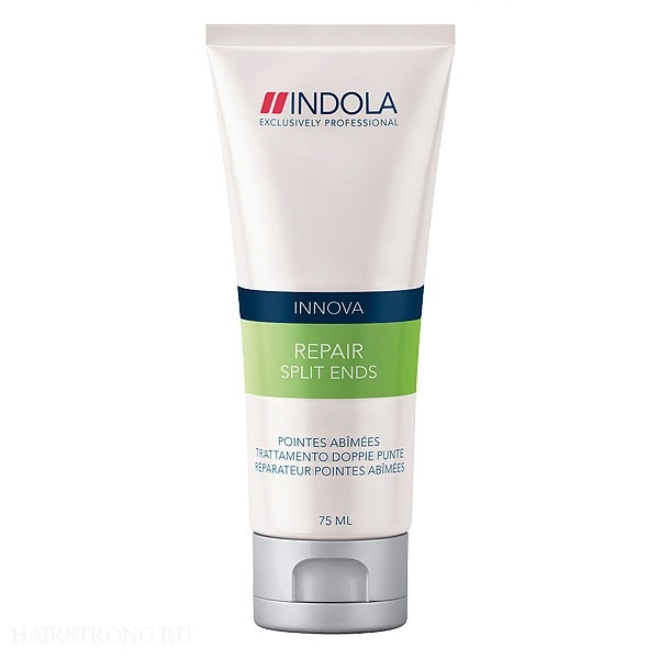 Indola Сыворотка восстанавливающая для кончиков волос Innova Repair Split-Ends - 75 мл154559 Indola Сыворотка восстанавливающая для кончиков волос Innova Repair Split-Ends - 75 мл154559Восстанавливающее и укрепляющее средство для кончиков волос. Входящие в состав гидролизованный кератин, природные масла, в том числе и аргановое масло, оказывают защиту от ломкости и секущихся кончиков, придают блеск и гладкость.