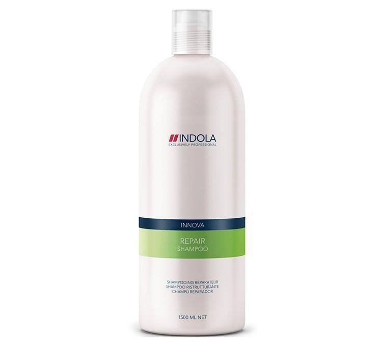 Indola Шампунь восстанавливающий для волос Innova Repair Shampooing - 1500 мл1635629/154511/СТИК Indola Шампунь восстанавливающий для волос Innova Repair Shampooing - 1500 мл1635629/154511/СТИКIndola Innova Repair Shampoo - Шампунь восстанавливающий Поврежденные волосы нуждаются в особенно бережном очищении. Вернуть им натуральную красоту и восстановить здоровую структуру призван шампунь Indola Innova repair shampoo. Сила, мягкость, послушность и блеск волос станут результатом воздействия таких ингредиентов, как пантенол, катионовый полимер, биотин, аминокислота, витамин B3, гидролизованный белок сои. Особое место в составе шампуня занимает гидролизованный кератин, имеющий 3 направления воздействия: восстановление тела каждого волоса, поддержание здоровья и силы, придание блеска и шелковистости.