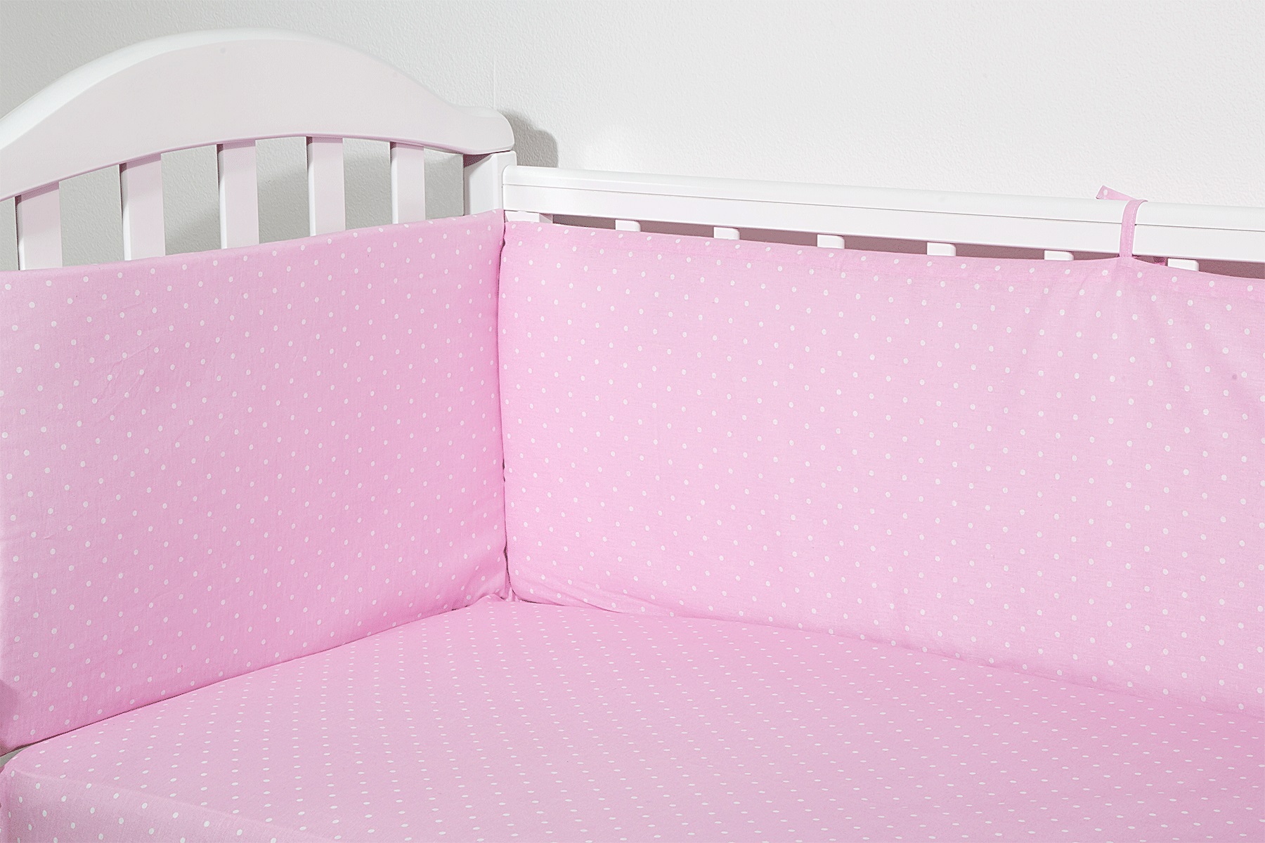 Baby Nice Бортик для кровати Горох цвет розовый Baby Nice Бортик для кровати Горох цвет розовый