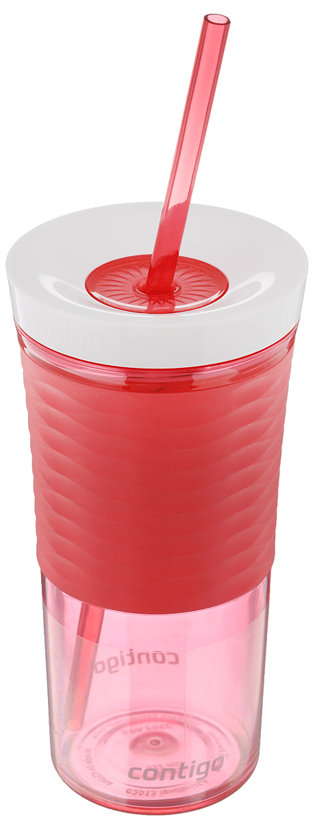 Шейкер Contigo Shake&Go, с трубочкой, цвет: коралловый, белый, 530 млcontigo0328 Шейкер Contigo Shake&Go, с трубочкой, цвет: коралловый, белый, 530 млcontigo0328Шейкер Contigo Shake&Go, изготовленный из высококачественного пластика, выполнен в виде стаканчика. Закручивающаяся крышка снабжена отверстием для трубочки (входит в комплект). Шейкер предназначен для холодных напитков и идеально подходит для того, чтобы взять с собой в дорогу воду, морс, смузи, шейк, чай или кофе. Двойные стенки дольше сохраняют напиток холодным. Резиновый ободок на корпусе обеспечивает надежный хват и комфорт во время использования. Вы любитель коктейлей, но времени сходить в бар у вас нет? Не расстраивайтесь. С помощью этого шейкера вы сможете приготовить самый экзотический смешанный напиток у себя дома, чем приятно удивите гостей, родных и близких вам людей. Почувствуйте себя профессиональным барменом! Можно мыть в посудомоечной машине. Диаметр шейкера (по верхнему краю): 7,5 см. Диаметр основания шейкера: 6,5 см. Высота шейкера (с учетом крышки): 17,7 см. Длина трубочки: 25 см.