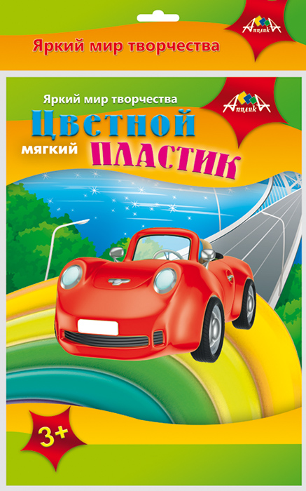 Апплика Аппликация Мягкий пластик для творчества МашинкаС2539-02 Апплика Аппликация Мягкий пластик для творчества МашинкаС2539-02ЦВЕТНОЙ МЯГКИЙ ПЛАСТИК А4, 4 листа, 4 цвета. В упаковке полибег с еврослотом.