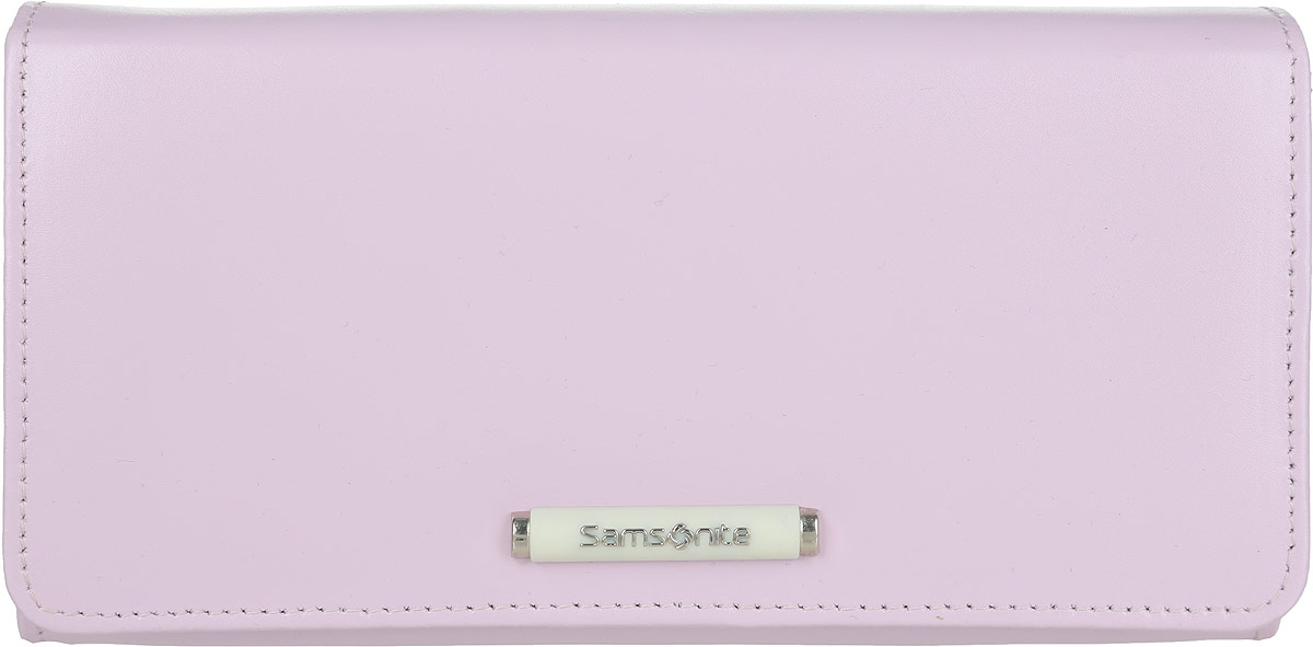 Кошелек женский Samsonite, цвет: сиреневый. 71V*6131471V*61314 Кошелек женский Samsonite, цвет: сиреневый. 71V*6131471V*61314Стильный женский кошелек Samsonite выполнен из натуральной кожи. Внутри содержатся четыре отделения для купюр, карман на застежке-молнии для мелочи, пятнадцать кармашков для визиток и пластиковых карт, одно из которых с сетчатым окошком, карман для документов с отделением на застежке-молнии, потайной карман и кармашек с сетчатым окошком. Закрывается изделие на клапан с застежкой-кнопкой, оформленный декоративным элементом с названием бренда. Изделие упаковано в фирменную коробку. Кошелек станет отличным подарком человеку, ценящему практичные и стильные вещи, а качество его исполнения представит такой подарок в самом выгодном свете.