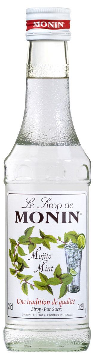 Monin Мохито ментол сироп, 0,25 лSMONN0-000101 Monin Мохито ментол сироп, 0,25 лSMONN0-000101Знаменитый коктейль Мохито родился в душных барах дореволюционной Гаваны. Квалифицированные бармены использовали местное изобилие дикой мяты yerbabuena, тростниковый сахар, лайм и ром для создания освежающего коктейля с ощущением ароматизированной чувственной кубинской ночной жизни. С сиропом Monin Мохито делать коктейль Мохито теперь легко. Просто объединить с ромом, содовой водой и соком лайма! Сейчас Мохито - выдающийся фаворит среди посетителей американских баров и ресторанов. Кроме того, сироп Monin Мохито являет освежающий вкус мяты и лайма, который может быть использован в бесчисленных безалкогольных приложениях. Сиропы Monin выпускает одноименная французская марка, которая известна как лидирующий производитель алкогольных и безалкогольных сиропов в мире. В 1912 году во французском городке Бурже девятнадцатилетний предприниматель Джордж Монин основал собственную компанию, которая специализировалась на производстве вин, ликеров...
