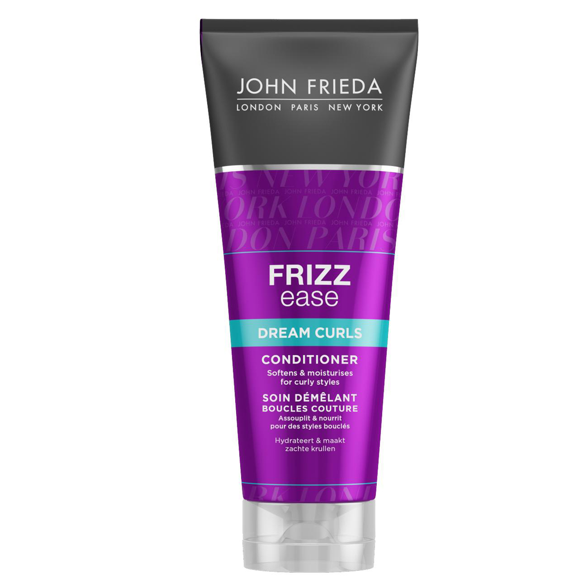 John Frieda Frizz Ease Dream Curls Кондиционер для волнистых и вьющихся волоc, 250 млjf114220 John Frieda Frizz Ease Dream Curls Кондиционер для волнистых и вьющихся волоc, 250 млjf114220Смягчает и увлажняет, создает идеальные локоны. Кардинально изменяет непокорные и неуправляемые завитки в красивые послушные локоны. Кондиционер Dream Curls с маслом Жожоба увлажняет волосы, дарит им мягкость и шелковистость, усиливает природные завитки и их упругость, помогает им легко формировать идеальные локоны во время процесса укладки. Применение: Начните с применения шампуня для волнистых и вьющихся волос Dream Curls. Распределите кондиционер по влажным волосам от корней до кончиков, затем тщательно смойте. Подходит для окрашенных волос. Характеристики: Объем: 250 мл. Производитель: Великобритания. Изготовитель: Германия. Артикул: 1196204. Товар сертифицирован.