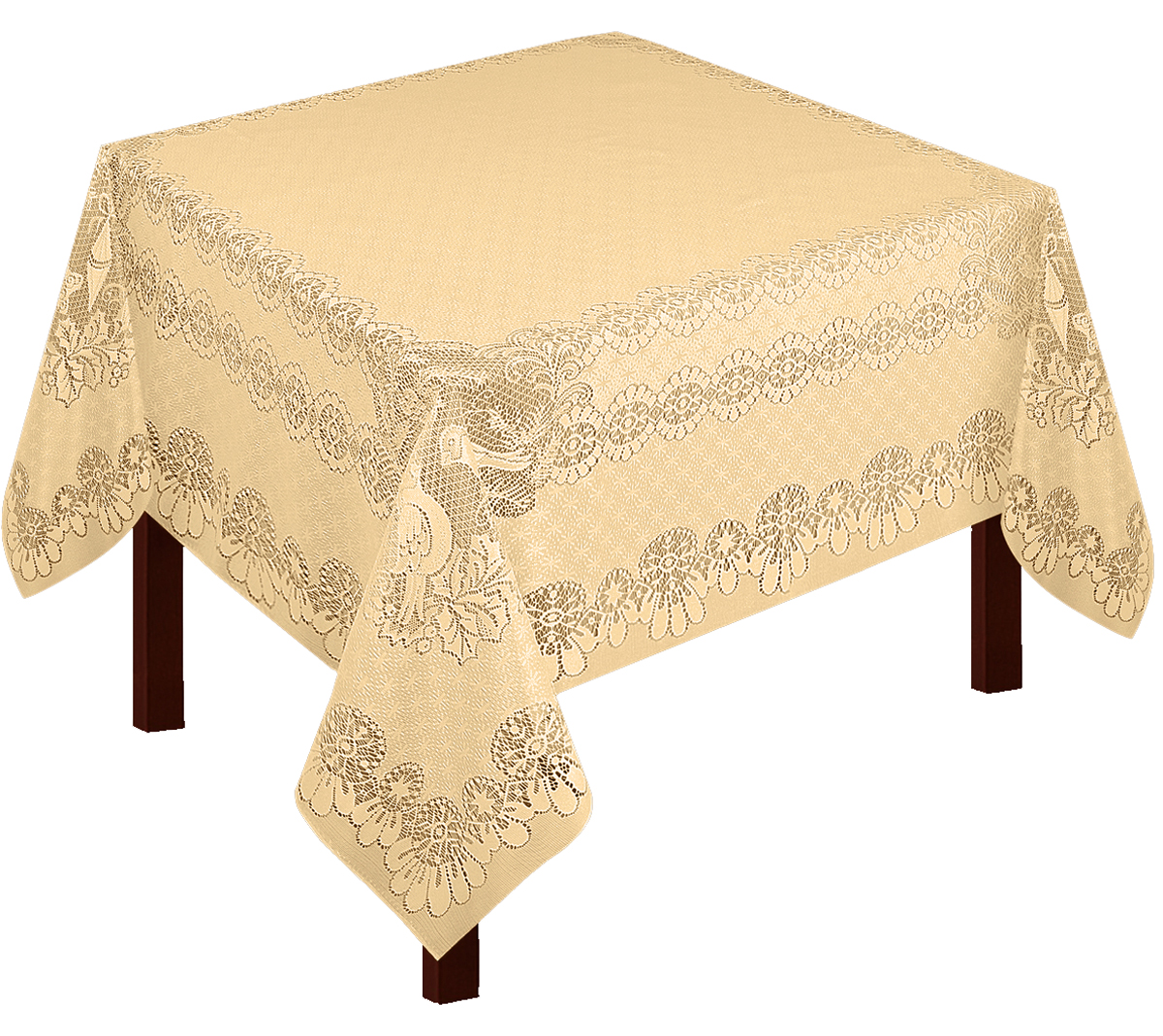 Скатерть "Zlata Korunka", прямоугольная, цвет: золотистый, 165 х 150 см Скатерть "Zlata Korunka", прямоугольная, цвет: золотистый, 165 х 150 см