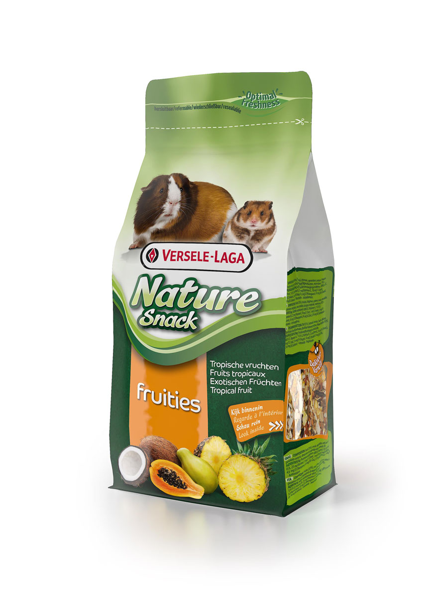 Лакомство для всех грызунов Versele-Laga Nature Snack Fruities, с дикими фруктами и семенами, 85 г462002 Лакомство для всех грызунов Versele-Laga Nature Snack Fruities, с дикими фруктами и семенами, 85 г462002Вкусная и здоровая смесь для всех грызунов, которая идеально дополняет рацион питомца. Содержит ананас, папайя, плоды рожкового дерева, кокос, абрикос и др. Состав: Фрукты (35%), злаки, овощи, семена, орехи, продукты растительного происхождения, экстракты растительных белков, минералы, ФОС. Добавки/кг: 6000 М.Е. вит. А, 1125 М.Е. вит. D3, 25 мг вит. Е, 10 мг Е1 (Железо), 1 мг Е2 (Йод), 5 мг Е4 (Медь), 43 мг Е5 (Марганец), 41 мг Е6 (Цинк), 0,14 мг Е8 (Селене)- Красители - Антиоксиданты.