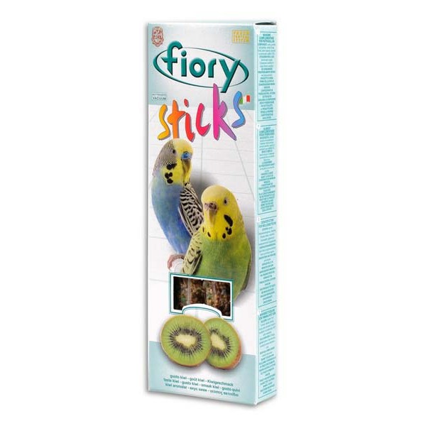 Палочки для попугаев Fiory Sticks, с киви, 2 х 30 г2585 Палочки для попугаев Fiory Sticks, с киви, 2 х 30 г2585FIORY палочки для попугаев с киви. Лакомство для попугаев имеет прекрасный вкус и аромат киви, который непременно оценит ваша птичка. Палочки с девятью различными элементами, среди которых есть семена сафлора, слегка маслянистого по составу (полезен при запорах, а также используется для улучшения пигментации оперения птиц). Клейкий элемент особенно вкусен, позволяет птицам легко его клевать, не раскалывая их на части и не разбрасывая крошки по дну клетки. Поскольку продукт отличается высоким содержанием белка, им не следует злоупотреблять. Как и все подобного рода дополнительное питание, палочки считаются лакомством и являются добавкой к обычному рациону. Палочки удобны для закрепления в клетке, а попугаю удобно склевывать отдельные семечки, не ломая при этом всю палочку. Состав: Зерно, булочные изделия, дрожжи, кукурузные хлопья, натуральные красители и антиоксиданты, одобренные Советом Европы.