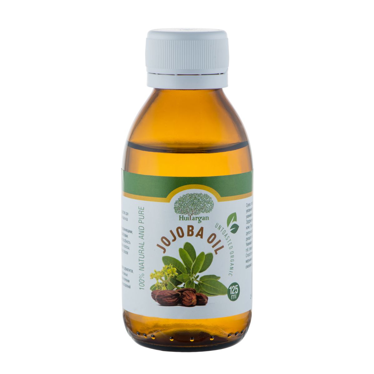 Huilargan Масло жожоба, 100% органическое, 125 мл2000000009025 Huilargan Масло жожоба, 100% органическое, 125 мл2000000009025Масло жожоба (Jojoba oil) – ‘то идеальное средство для ежедневного ухода за кожей всех типов, также как и за волосами любой структуры и типов. Оно обладает высокими регенерирующими, увлажняющими, противовоспалительными и смягчающими свойствами. Богато витамином Е. Отличная проникающая способность масла обеспечивает полное всасывание в кожу и волосы, поэтому оно не оставляет на лице и волосяных стволах жирного блеска. Масло жожоба применяется при лечении экзем, дерматитов, нейродермитов, псориаза и других серьезных кожных проблемах – в лечебных мазях. В комплексном лечении акне, фурункулов, угревой сыпи и различных воспалений и высыпаний на коже. Сухую, пересушенную, шелушащуюся и воспаленную кожу оно увлажняет и питает, проникая в глубокие слои кожи, идеально ухаживая за кожными структурами лица, шеи, груди и декольте. Эффективно разглаживает морщины при дряблой, стареющей коже. Прекрасное средство после бритья, поэтому его рекомендуется использовать как смягчающее...