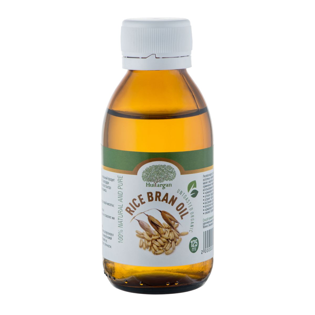 Huilargan Масло рисовых отрубей, 100% натуральное, 125 мл2000000009131 Huilargan Масло рисовых отрубей, 100% натуральное, 125 мл2000000009131Масло рисовых отрубей (Rice bran oil ) - уникальный продукт рекомендован для сухой и увядающей кожи. Благодаря глубокому проникновению в кожу, рисовое масло быстро впитывается и попадает в нижние слои эпидермиса. Оно проявляет следующие действия: - провоцирует выработку эластина и гиалуроновой кислоты; - насыщает клетки витаминами; - увлажняет кожу и препятствует потере влаги; - разглаживает уже имеющиеся морщины и не позволяет им закладываться в будущем; - обновляет кожный покров; - выравнивает рельеф, улучшает цвет лица. Благодаря мягкому воздействию и отсутствию аллергенов в составе, продукт используется для ухода за нежной кожей вокруг глаз. Масло питает кожу век, подтягивает ее, разглаживает мелкие морщины и препятствует отечности. Рисовое масло способствует активизации замерших волосяных луковиц и укреплению корней волос. Массаж и маски с маслом рисовых отрубей уже через 10 дней применения покажут видимые результаты. Кроме того, его использования...